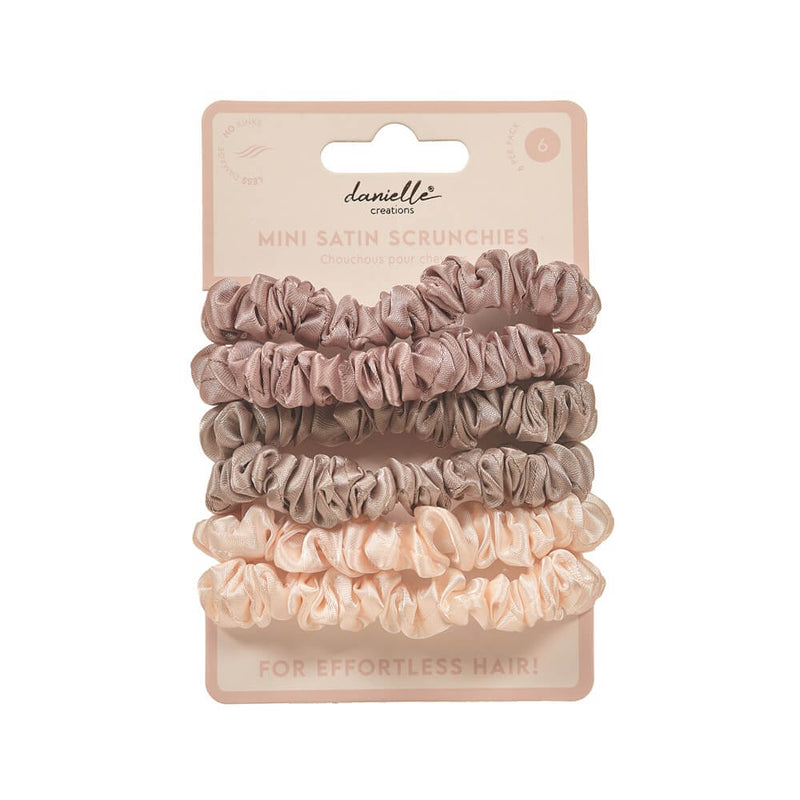 Danielle Mini Satin Scrunchies